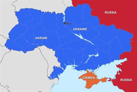 ukraine map in europe vs russia